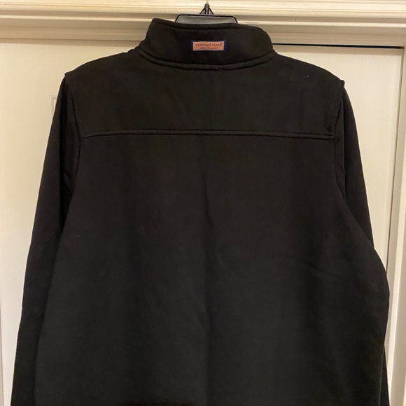 Vineyard Vines Men’s Long Sleeve Zipped Pullover. Size XL. Color black - Picture 4 of 8
